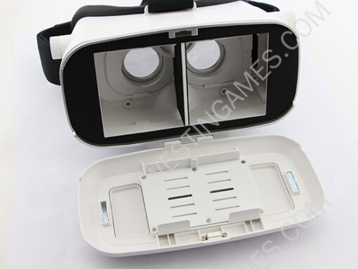 VR Shinecon 1Gen Virtual Reality VR 3D Glasses Movies Game for Mobile Phone - White - Image 5