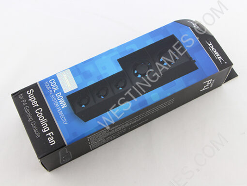 USB External 5-Fan Cooling Fan Turbo Temperature Control for Playstation 4 PS4