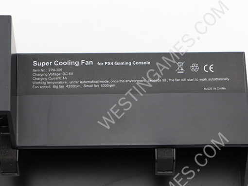 USB External 5-Fan Cooling Fan Turbo Temperature Control for Playstation 4 PS4 - Image 5
