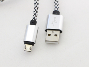 10Ft Long Braided Micro USB 2A Data Sync Charger Cable Cord For Smart Phones / PS4 XBOX ONE - Silver 04