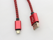 10Ft Long Braided Micro USB 2A Data Sync Charger Cable Cord For Smart Phones / PS4 XBOX ONE - Red 04