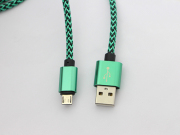 10Ft Long Braided Micro USB 2A Data Sync Charger Cable Cord For Smart Phones / PS4 XBOX ONE - Green 04