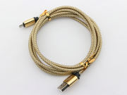 6ft 2m New Style Braided Micro USB 2A Data Sync Charger Cable Cord For Phones PS4 XBOX ONE - Gold