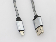 6ft 2m New Style Braided Micro USB 2A Data Sync Charger Cable Cord For Phones PS4 XBOX ONE - Gun 04