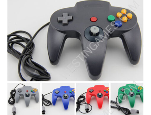 Wired Handle Gamepad Controller for N64 System (Nude Pack)