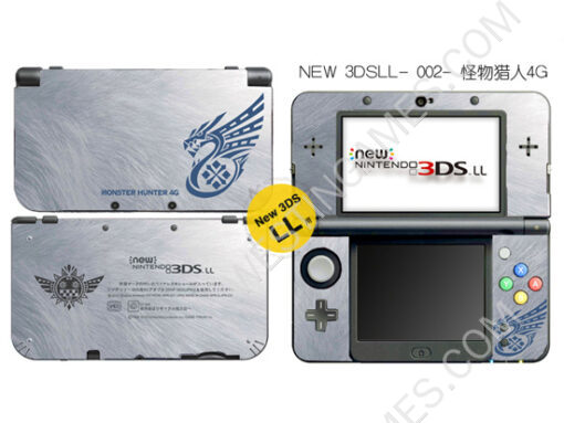 Crystal Epoxy Skin Sticker Colourful for NEW 3DS LL/XL Console - 100 Themes - Image 2