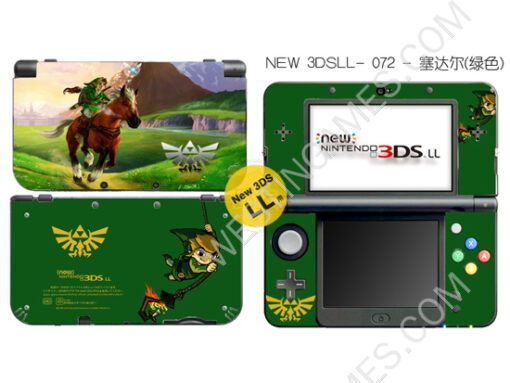 Crystal Epoxy Skin Sticker Colourful for NEW 3DS LL/XL Console - 100 Themes - Image 5