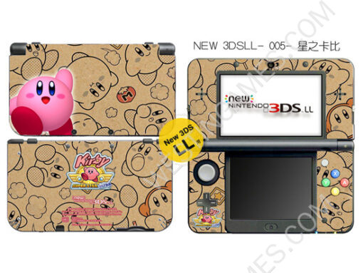 Crystal Epoxy Skin Sticker Colourful for NEW 3DS LL/XL Console - 100 Themes - Image 6