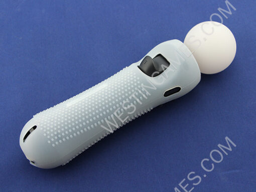 Extreme Grip Handle Silicone Sleeve Skin Cover for PS3 PS4 Move Motion Controller - White - Image 5