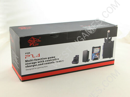 New Multifunctional Disk Storage Stand Kit with DS4 and Move Controller Charging Dock for All PS4