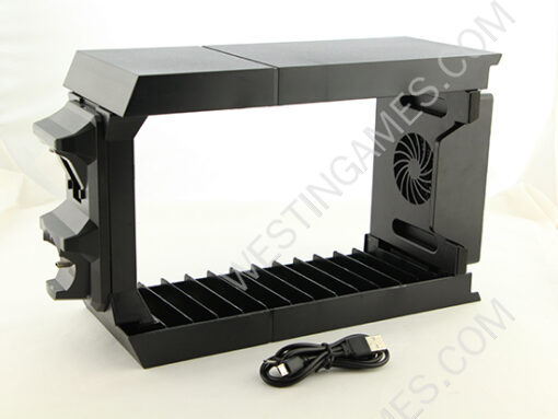 New Multifunctional Disk Storage Stand Kit with DS4 and Move Controller Charging Dock for All PS4 - Image 3