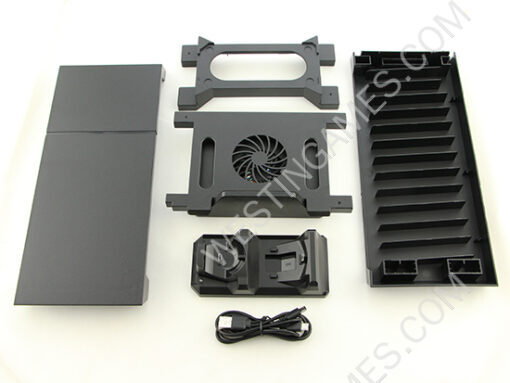 New Multifunctional Disk Storage Stand Kit with DS4 and Move Controller Charging Dock for All PS4 - Image 4