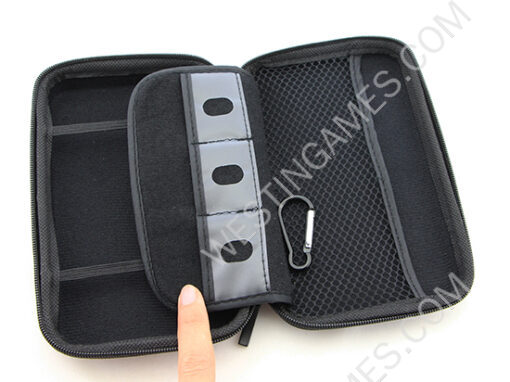 Pokemon EVA Hard Case Carry Pouch with Skin Sticker Black for new 3ds xl/LL - Lunala - Image 4