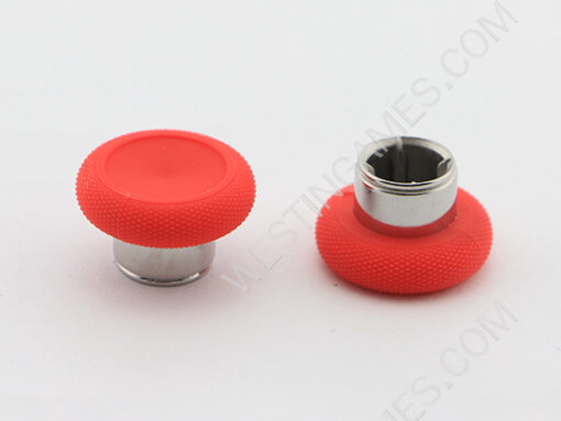8Pcs Swap Thumbsticks Grips Metal Magnetic Stick Set for PS5 PS4 XBOX ONE Series X Switch Pro Controlle - Red - Image 5