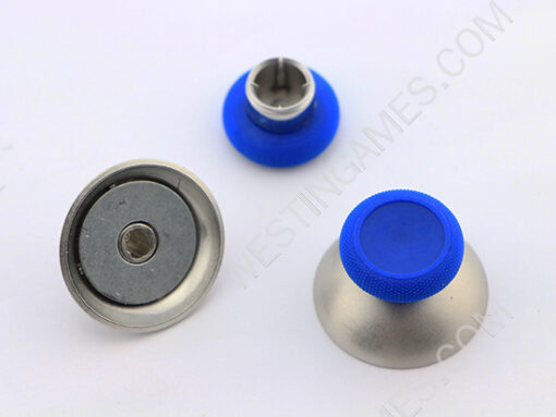 8Pcs Swap Thumbsticks Grips Metal Magnetic Stick Set for PS5 PS4 XBOX ONE Series X Switch Pro Controlle - Blue - Image 3