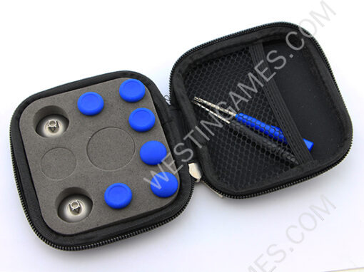 8Pcs Swap Thumbsticks Grips Metal Magnetic Stick Set for PS5 PS4 XBOX ONE Series X Switch Pro Controlle - Blue - Image 9
