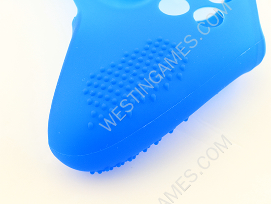Protective Soft Silicone Skin Case for XBOX ONE Slim Controller - Blue (Nude Packs) - Image 3