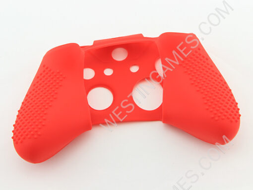 Protective Soft Silicone Skin Case for XBOX ONE Slim Controller - Red (Nude Packs) - Image 2