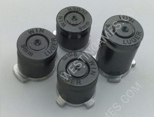 Metal ABXY Bullet Shell Buttons Mod Kit for XBOX ONE Controller Joystick - Grey