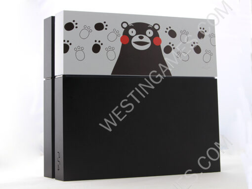 Matt White Relief Pattern HDD Hard Disc Drive Cover Case for Playstation 4 PS4 - Kumamon - Image 3