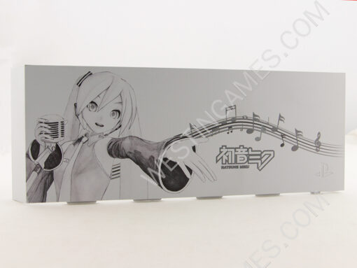Matt White Relief Pattern HDD Hard Disc Drive Cover Case for Playstation 4 PS4 - Hatune Miku