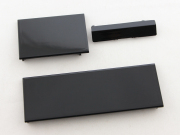 Replacement Doors Cover Set Black for Wii
