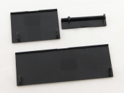 Replacement Doors Cover Set Black for Wii 02