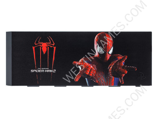 Matt Black Relief Pattern HDD Hard Disc Drive Cover Case for Playstation 4 PS4 - Spider Man 2