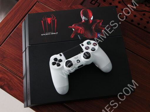 Matt Black Relief Pattern HDD Hard Disc Drive Cover Case for Playstation 4 PS4 - Spider Man 2 - Image 5