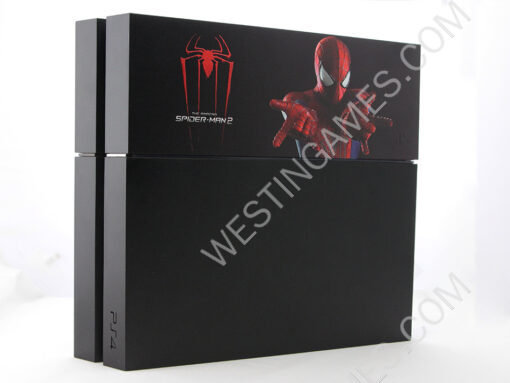 Matt Black Relief Pattern HDD Hard Disc Drive Cover Case for Playstation 4 PS4 - Spider Man 2 - Image 4