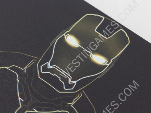 Matt Black Relief Pattern HDD Hard Disc Drive Cover Case for Playstation 4 PS4 - Iron Man - Image 3
