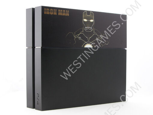 Matt Black Relief Pattern HDD Hard Disc Drive Cover Case for Playstation 4 PS4 - Iron Man - Image 5