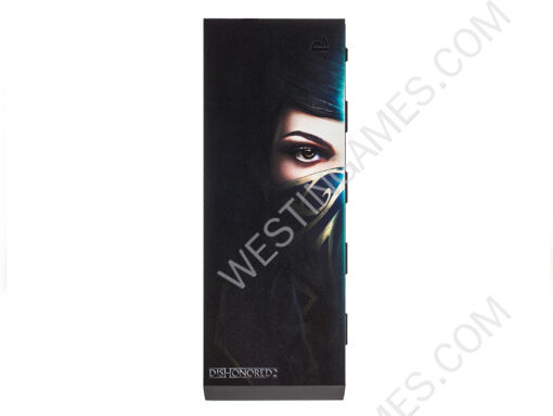 Matt Black Relief Pattern HDD Hard Disc Drive Cover Case for Playstation 4 PS4 - Dishonored 2 Emily