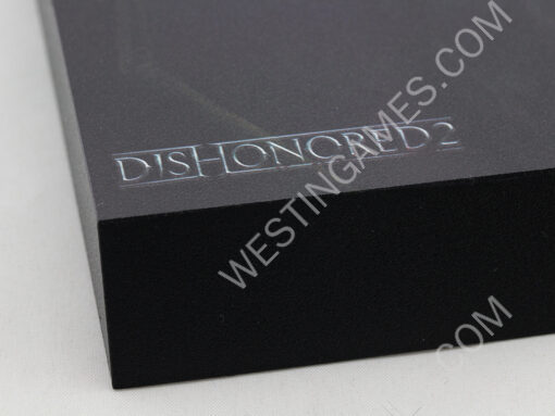 Matt Black Relief Pattern HDD Hard Disc Drive Cover Case for Playstation 4 PS4 - Dishonored 2 Emily - Image 3