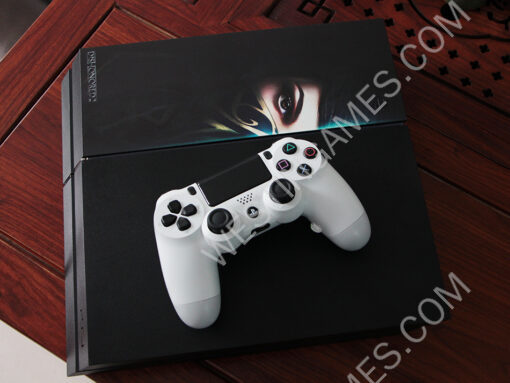 Matt Black Relief Pattern HDD Hard Disc Drive Cover Case for Playstation 4 PS4 - Dishonored 2 Emily - Image 5