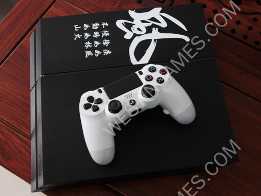Matt Black Relief Pattern HDD Hard Disc Drive Cover Case for Playstation 4 PS4 - China Style - Image 4