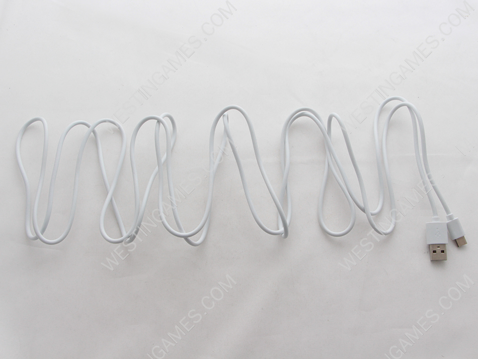 10ft 3m Type-C USB 2A Data Sync Charging Cable Cord For Phones Switch - White - Image 3