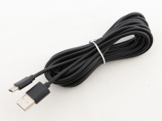 10ft 3m Type-C USB 2A Data Sync Charging Cable Cord For Phones Switch - Black