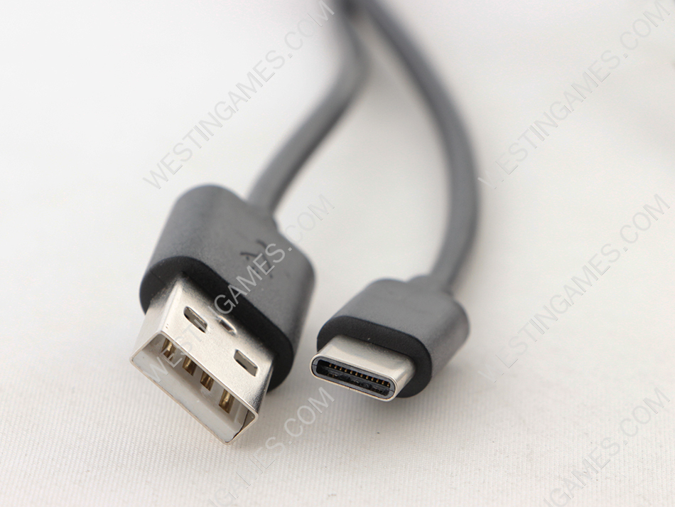 10ft 3m Type-C USB 2A Data Sync Charging Cable Cord For Phones Switch - Black - Image 2