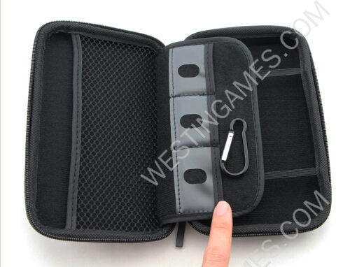Pokemon EVA Hard Case Carry Pouch with Skin Sticker Black for NEW 3DS XL/LL - Pikachu - Image 4