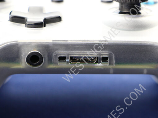 Brand New Wireless Gamepad Controller with 3.5mm Headset Jack for XBOX ONE Transparent Clear (OEM A) - Image 4