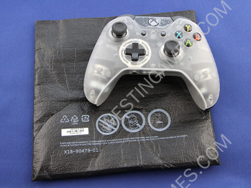 Brand New Wireless Gamepad Controller with 3.5mm Headset Jack for XBOX ONE Transparent Clear (OEM A) - Image 6