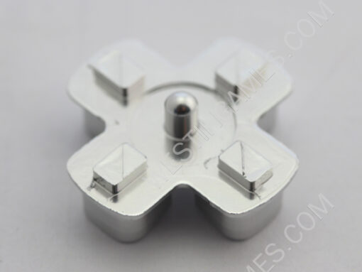 Metal D-PAD Button Cross Key Replacement for PS4 Controller - Silver - Image 2