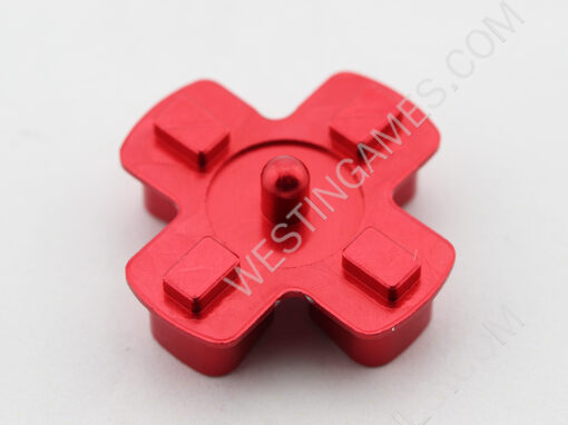 Metal D-PAD Button Cross Key Replacement for PS4 Controller - Red - Image 2