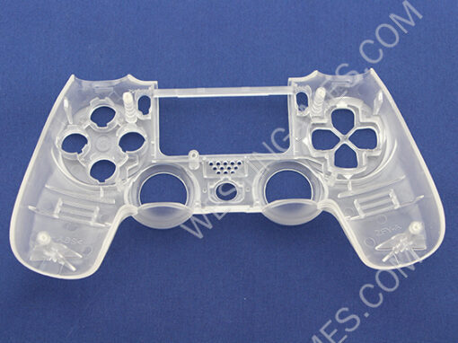 Replacement Front Matt Housing Cover Case for PS4 Wireless Controller - Transparent (OEM A+) - Image 2