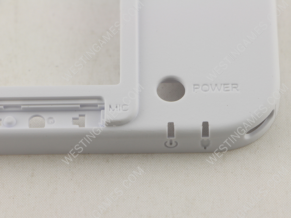 Replacement Hinge Part Bottom Middle Housing Button Shell for 3DS XL - White - Image 3
