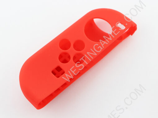 Protective Anti-Slip Soft Silicone Skin Case Set for NS Switch Joy-Con Controller - Red - Image 3