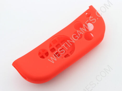 Protective Anti-Slip Soft Silicone Skin Case Set for NS Switch Joy-Con Controller - Red - Image 4