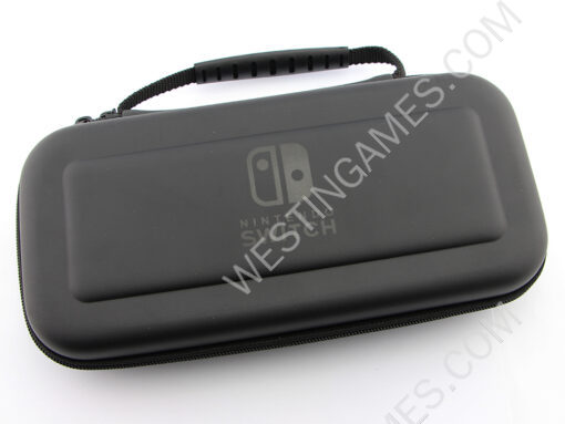 EVA Hard Carrying Case Pouch with Handle for Nintendo NS Switch - Black
