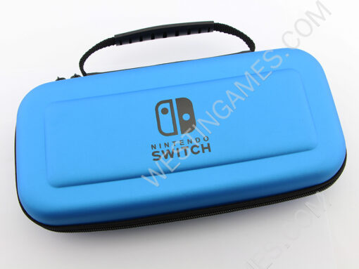 EVA Hard Carrying Case Pouch with Handle for Nintendo NS Switch - Blue